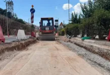 Σε πλήρη εξέλιξη η ανακατασκευή και ασφαλτόστρωση τμήματος της Λεωφόρου Γερουλάνου