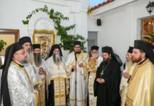 Πανηγυρική Θεία Λειτουργία στο Ιερό Παρεκκλήσιο Αγίου Λουκά του Ιατρού στη Ν. Ιωνία