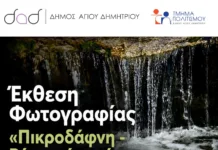 Έκθεση Φωτογραφίας του Δήμου Αγίου Δημητρίου στο Δημοτικό Στάδιο: «Πικροδάφνη – Ρέει ανάμεσά μας»