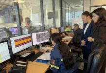 Επίσκεψη στο Ενιαίο Συντονιστικό Κέντρο Επιχειρήσεων του Πυροσβεστικού Σώματος
