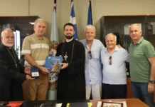 Εθιμοτυπική συνάντηση του δημάρχου Αιγάλεω με εκπροσώπους της Ασσυριακής Κοινότητας και Εκκλησίας Δημαρχείο Αιγάλεω και εκπρόσωποι της Ασσυριακής Κοινότητας
