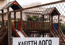 Σφράγιση παιδικών χαρών στον Δήμο Αγίου Δημητρίου για λόγους ασφαλείας Παιδική χαρά στον Δήμο Αγίου Δημητρίου