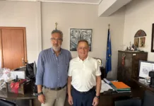 Συνάντηση Δημάρχου Αγίου Δημητρίου με Δήμαρχο Μυκόνου για συνεργασία Συνάντηση Δημάρχων Αγίου Δημητρίου και Μυκόνου