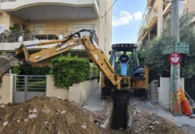 Αντικατάσταση αγωγού ακαθάρτων επί της οδού Ελ. Βενιζέλου του Ηρακλείου Αττικής