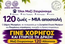 «Όλοι μαζί στειρώνουμε» – 120 στειρώσεις αδέσποτων ζώων στον Δήμο Μεγαρέων