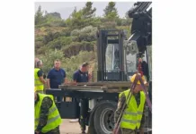 Αυτοψία του Αντιπεριφερειάρχη Αν. Αττικής στο ρέμα της Αγίας Παρασκευής στην Καλλιτεχνούπολη