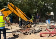 Σε πλήρη εξέλιξη τα έργα ανάπλασης της Σ. Βενιζέλου στο Κάτω Χαλάνδρι