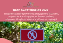 Έκτακτα μέτρα πρόληψης πυρκαγιών σε δασικές περιοχές του Δήμου Δάφνης – Υμηττού Δασική περιοχή με προειδοποιητική σήμανση πυρκαγιάς