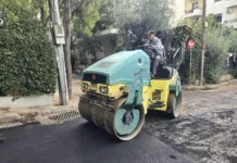 Σε δρόμους της Καναπίτσας συνεχίζονται οι νέες ασφαλτοστρώσεις του Δήμου Ηρακλείου Αττικής